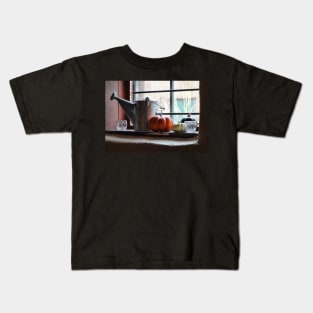 Adobe Window Autumn Still Life C1 Kids T-Shirt